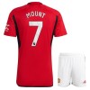 Conjunto (Camiseta+Pantalón Corto) Manchester United Mount 7 Primera Equipación 23-24 - Niño